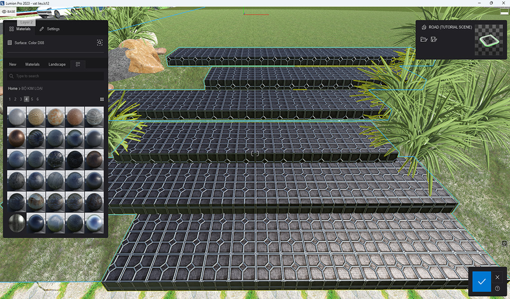 BỘ VẬT LIỆU KIM LOẠI LUMION